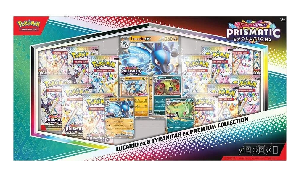 Prismatic Evolutions Lucario Premium Collection