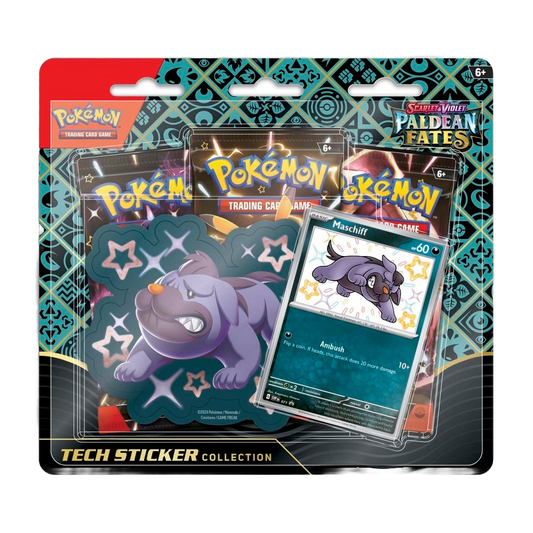 Paldean Fates Tech Sticker Collection (Shiny Maschiff)