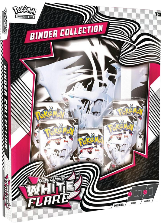 White Flare Binder Collection